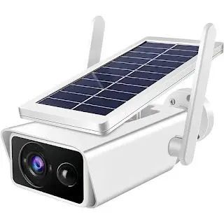 Câmera Externa IP Wifi HD Prova D'gua Energia Solar com Bateria