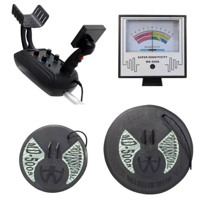 Detector de Metais Profissional 5m Ouro Prata Cobre - 2 Bobinas - E024445 - Foto 4