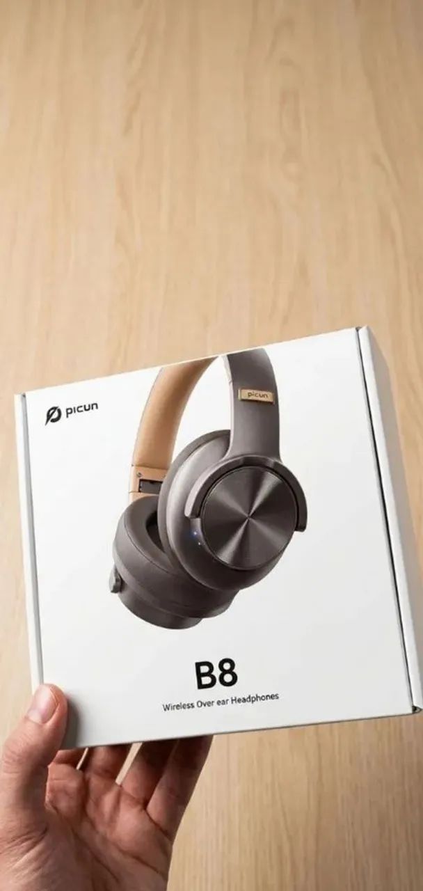Fone Bluetooth Picun B8 Lacrado Cinza - Foto 4