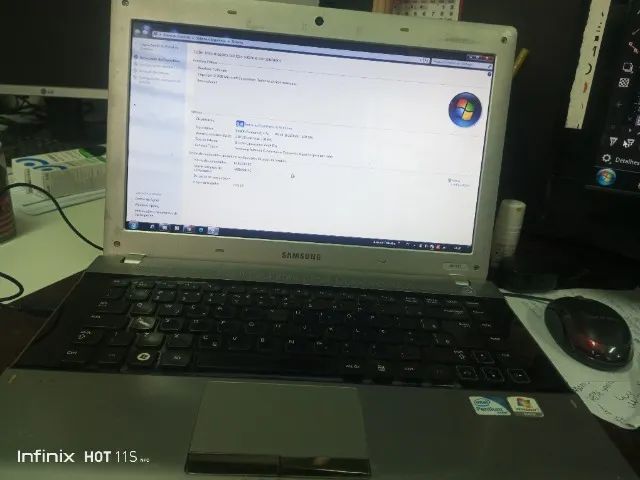 Notebook Samsung rv411 R$ 550,00