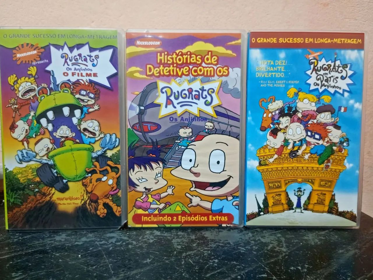LOTE VHS RUGRATS OS ANJINHOS (IMPECÁVEIS) 