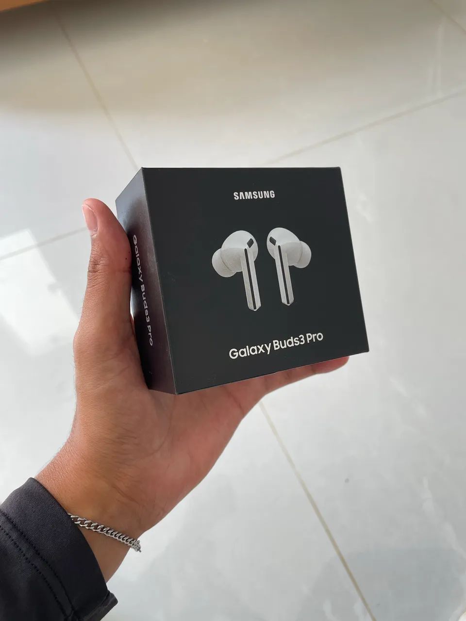 Fone Buds 3 Pro Branco - Samsung, Lacrado com nota fiscal - Foto 3