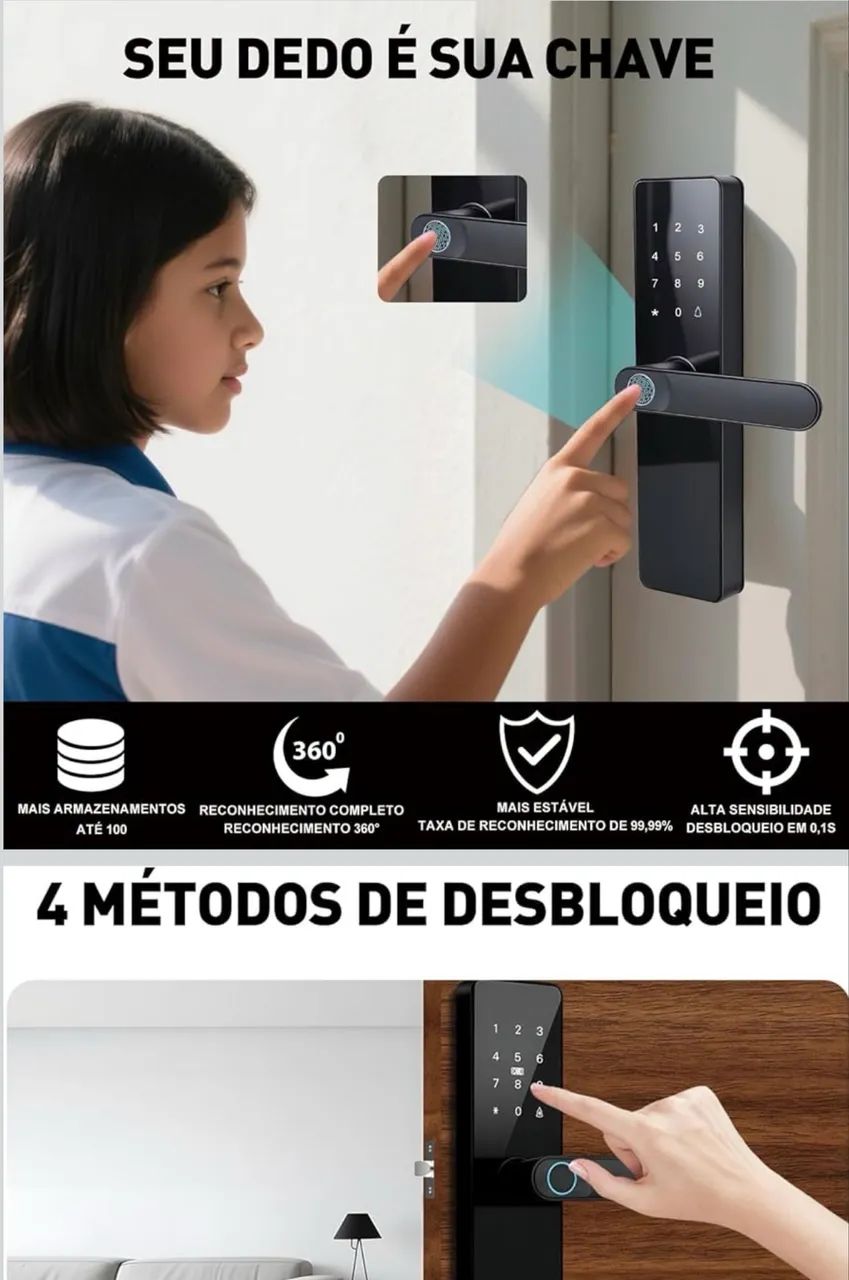 Fechadura eletrônica SMART LOCK - Foto 2
