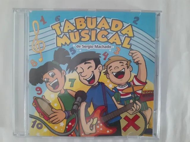CD TABUADA MUSICAL DE SERGIO MACHADO