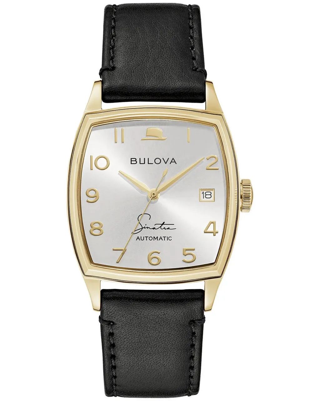Relógio Bulova Sinatra 97b197 automático novo 