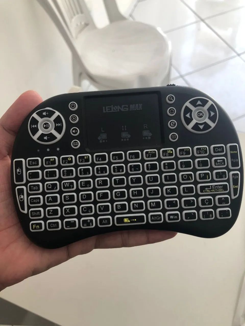 Mini Teclado Bluetooth para Notebook e Smart TV - Foto 4