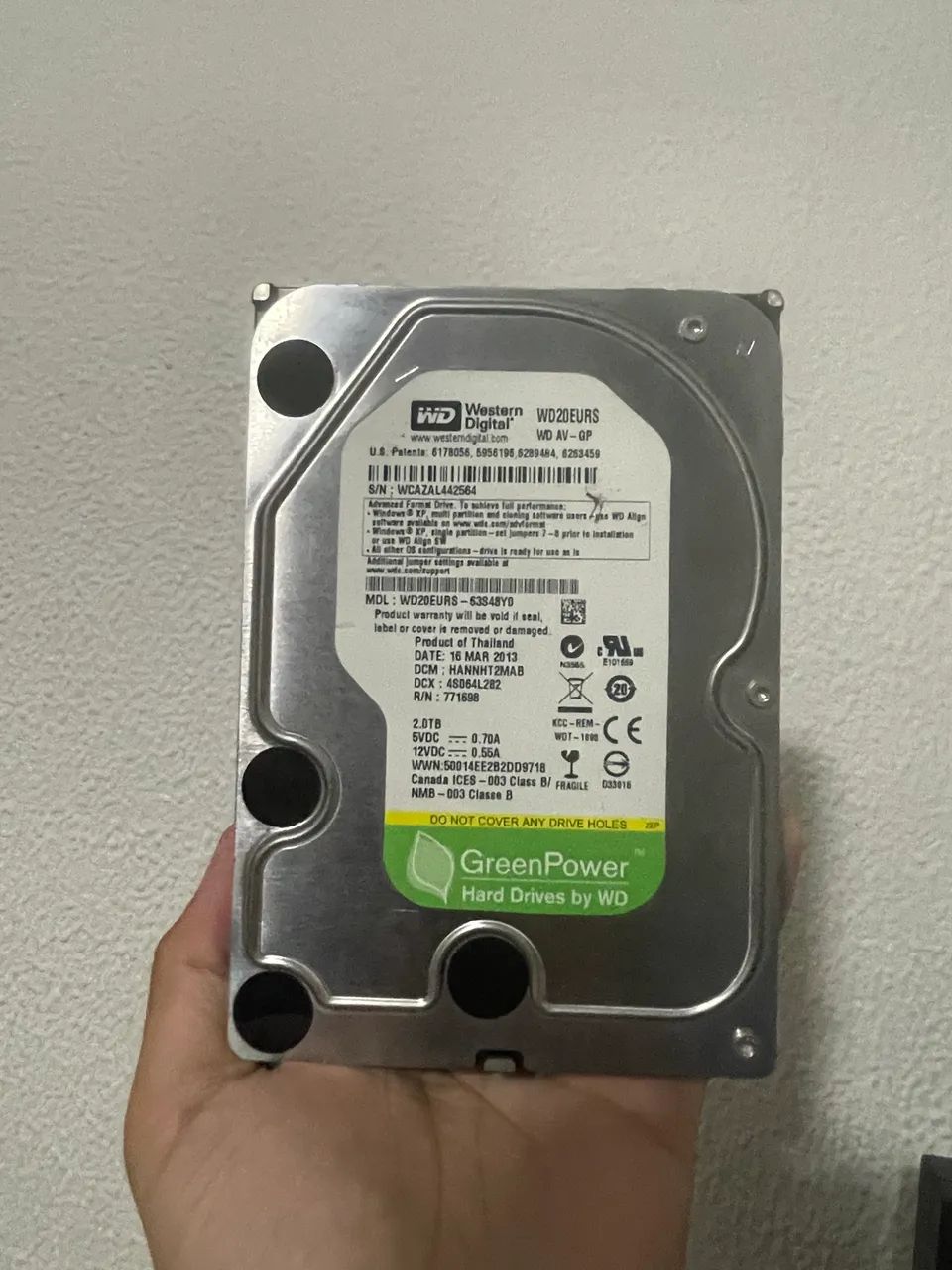 HD 2T Western Digital 