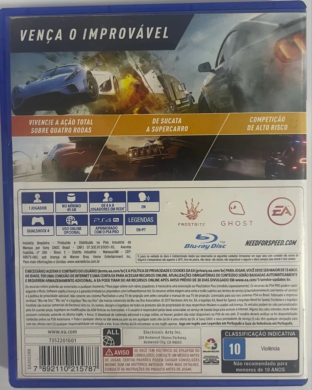 JOGO NEED FOR SPEED PAYBACK - PS4 - Foto 2