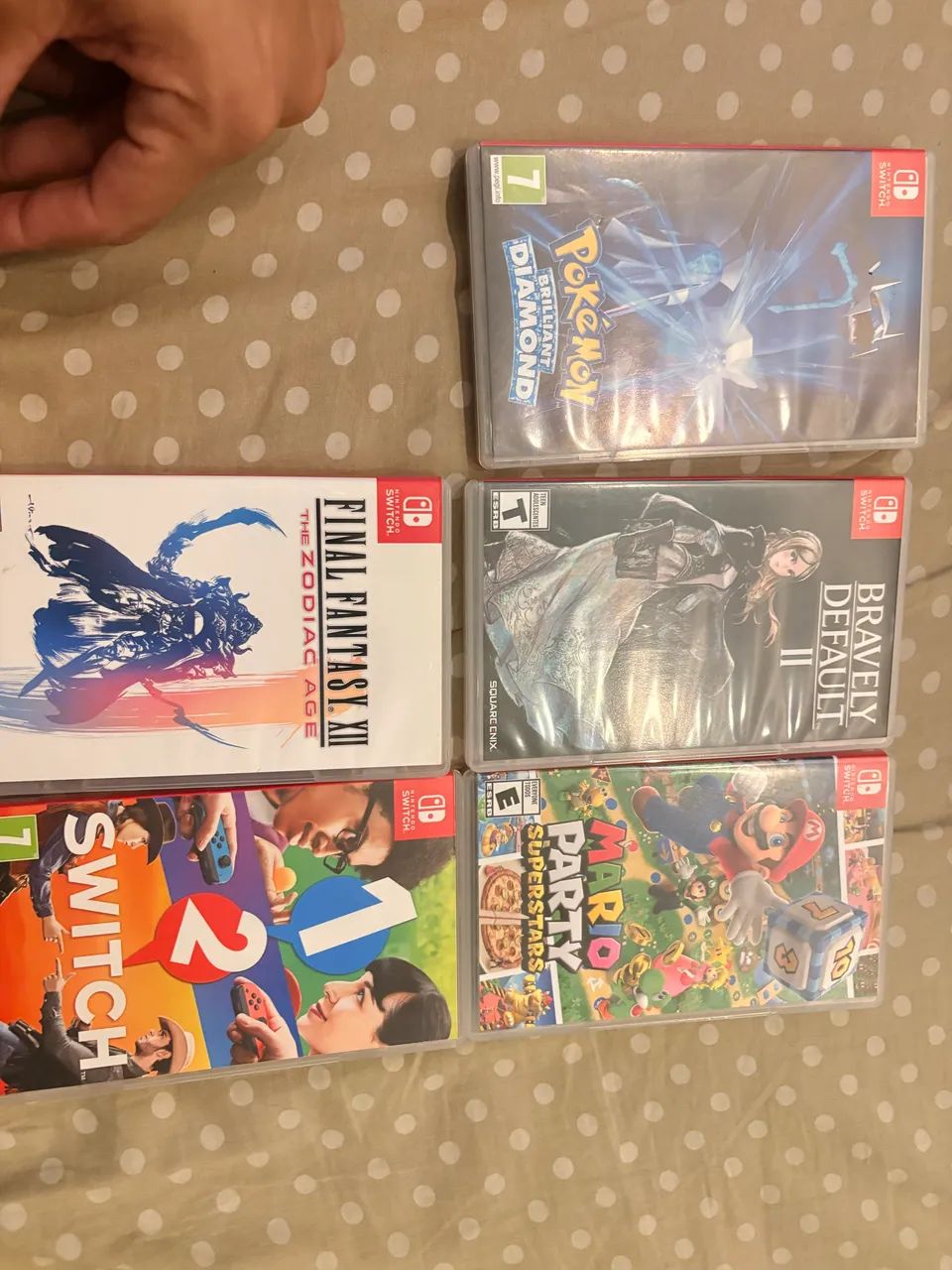 Vários jogos Nintendo switch