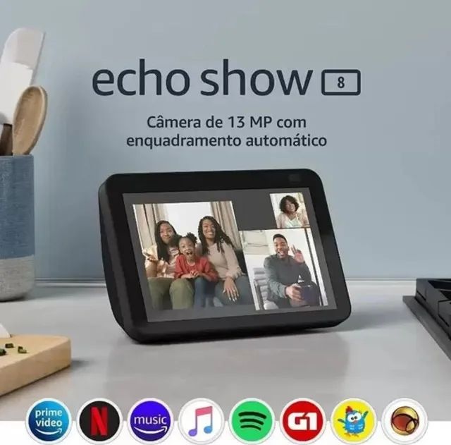 Echo show 8 polegadas, 2 geração nova! caixa lacrada!