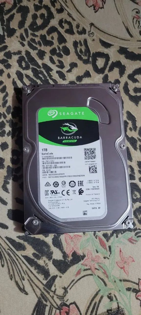 Placa mãe B450M, Fonte cougar 600w,HD 1TB - Foto 2