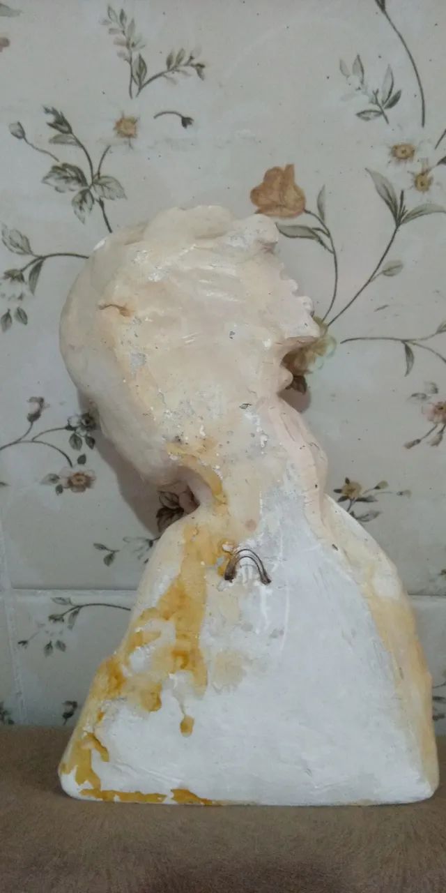Imagem sacra víntage de Madonna( Nossa Senhora em pose de oração) - Foto 5
