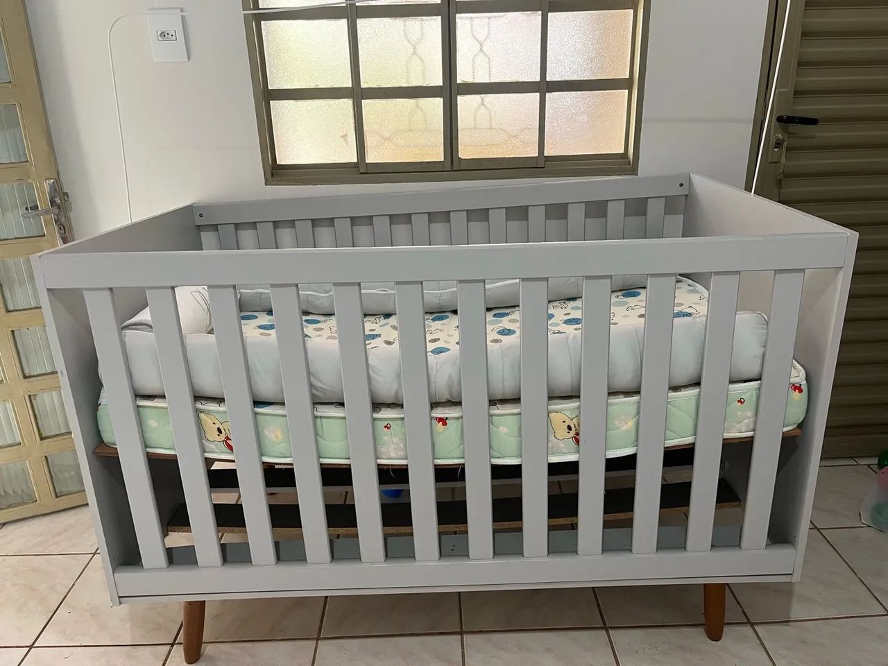 Berço Americano Infantil com colchão 