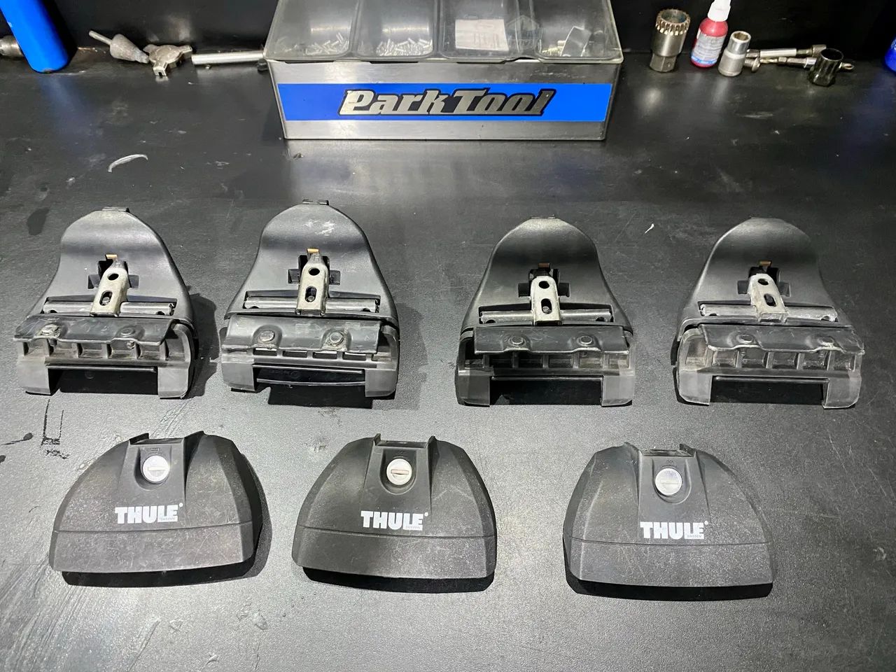 Suporte Barras Rack Teto Thule Rapid System 753000 ou 409 - Foto 3
