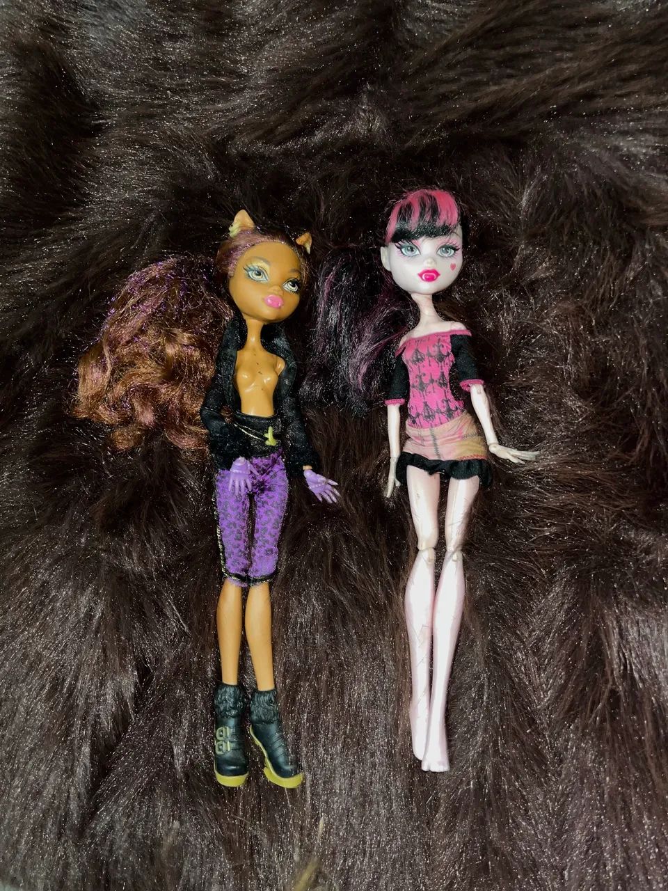 Bonecas monster high draculaura e clawdeen wolf (combo)