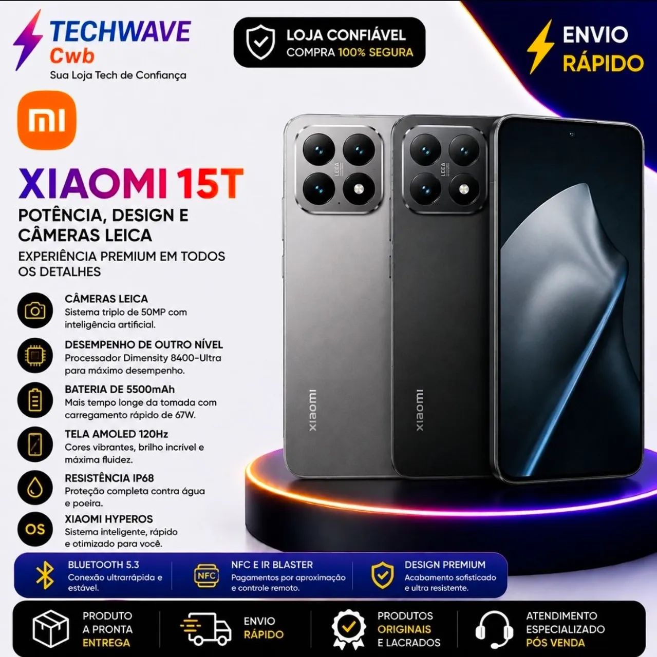 Xiaomi 15t 256GB/12ram Versão global novo caixa lacrada cor cinza