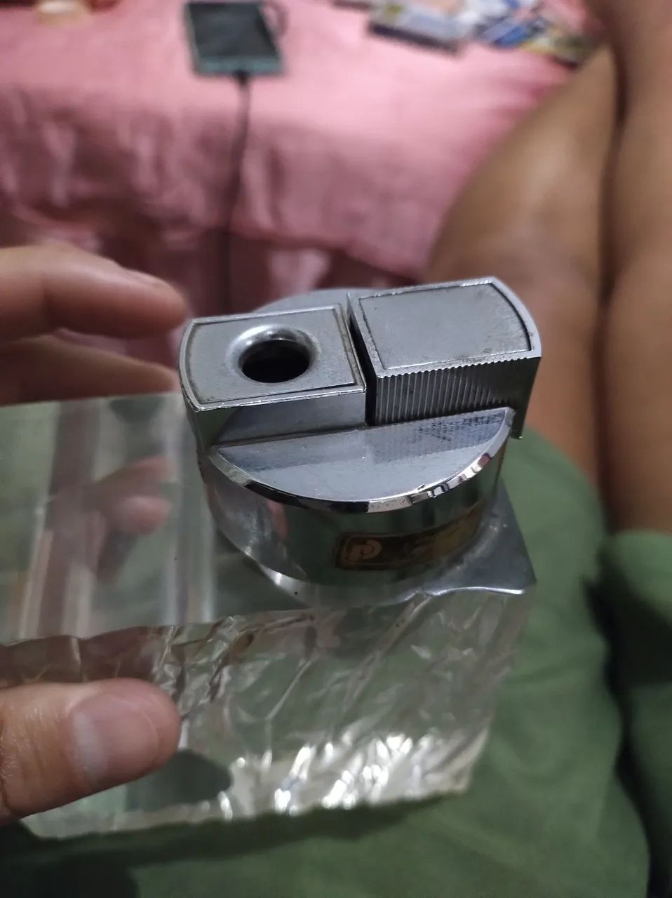 Isqueiro vintage acrílico vazado  - Foto 4