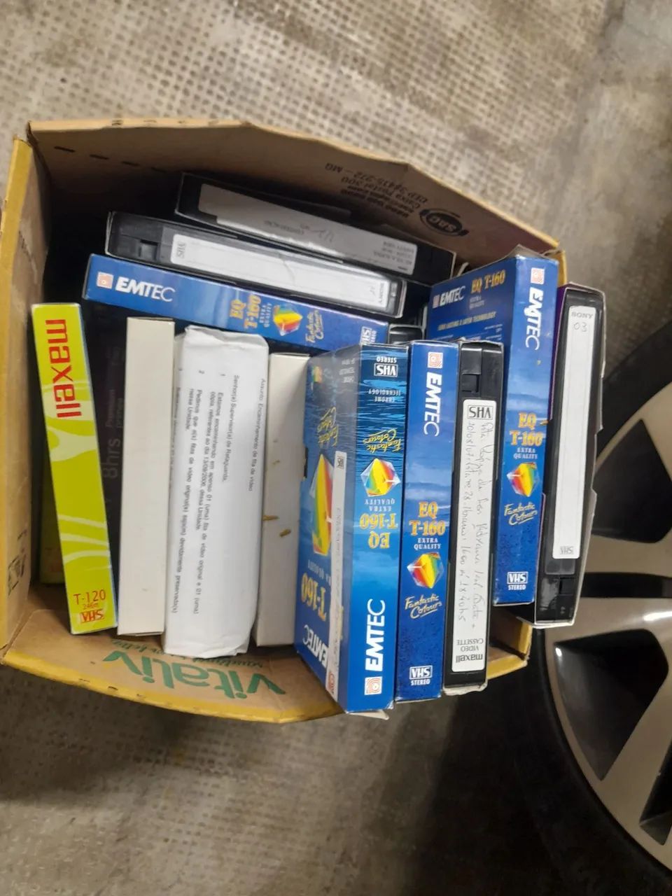 50 fitas vhs para regravar