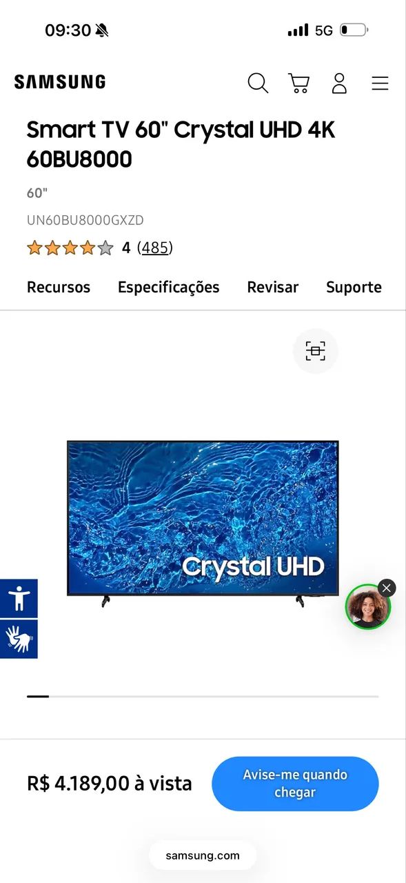 TV Samsung 60? com Xbox integrado  - Foto 2