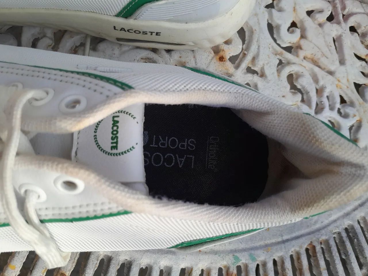Tênis Branco Lacoste n°42 - Foto 3