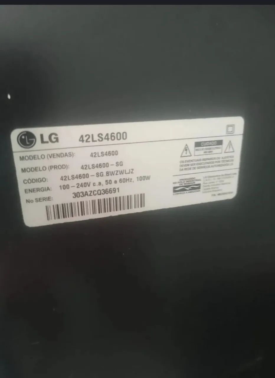 Tv LG 42 não é smartv - Foto 4