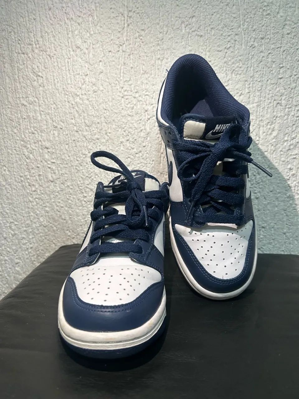 Nike dunk low - azul marinho  - Foto 4