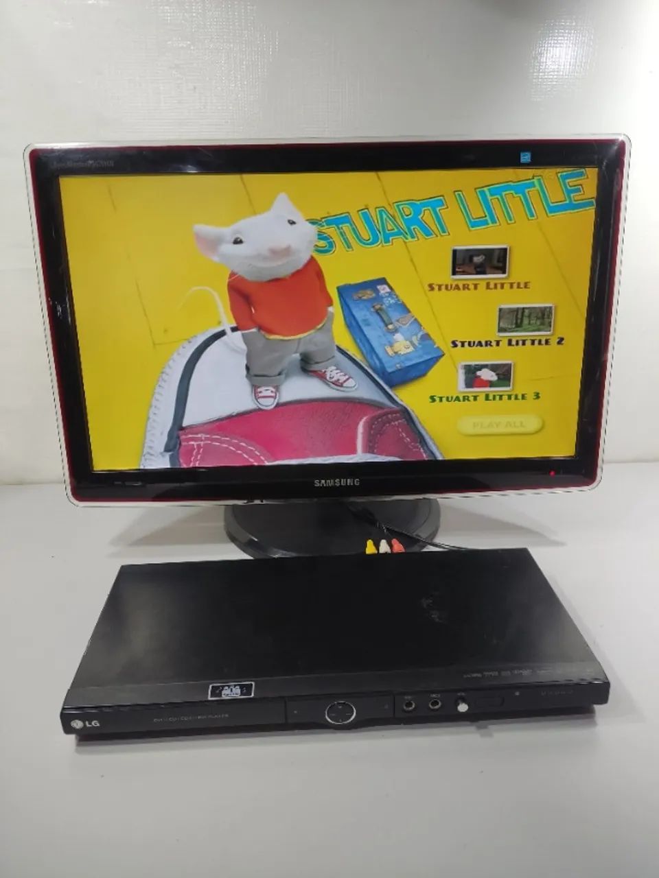Ver Descrição - DVD Player LG Karaokê Dv497h  127/220v Jfp (Usado)