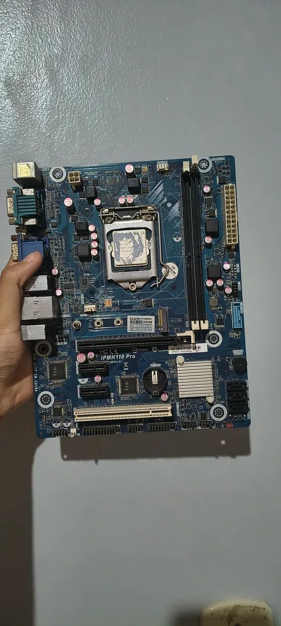 Placa mãe IPMH110 PRO + processador Intel Celeron G3900 - Foto 2