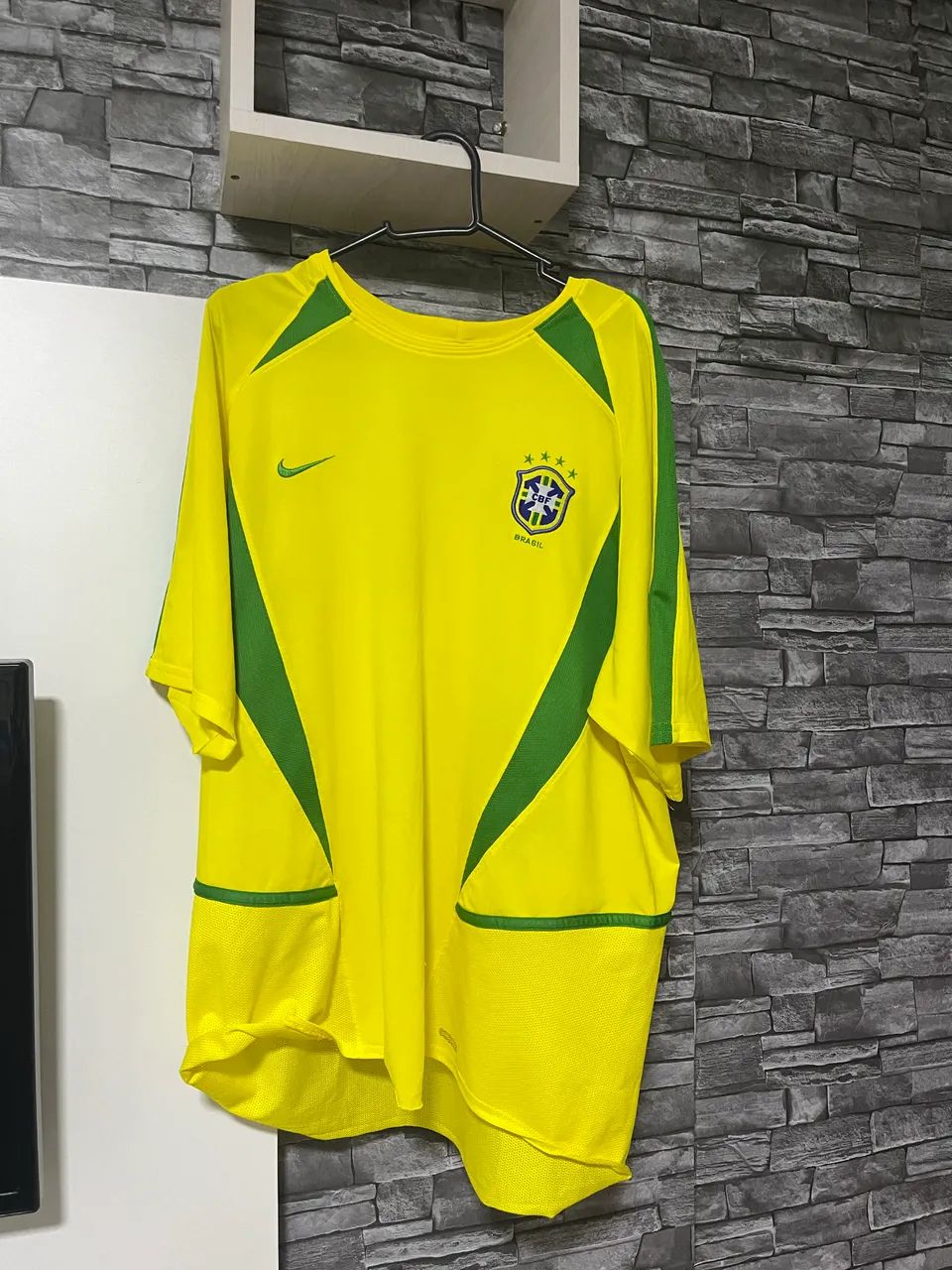 Camisa Brasil 2002 original de época 