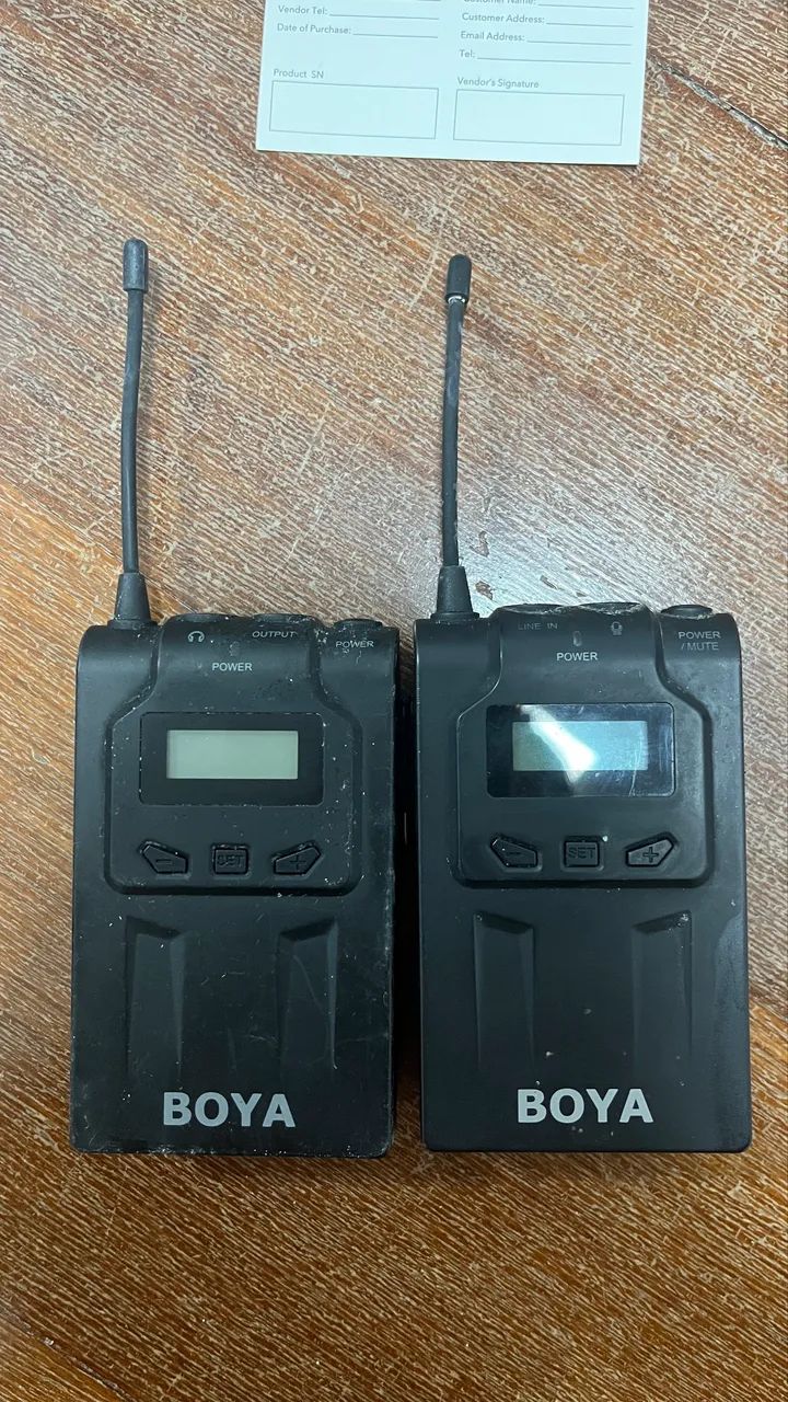 Microfone Boya BY WM6 usado - Foto 5