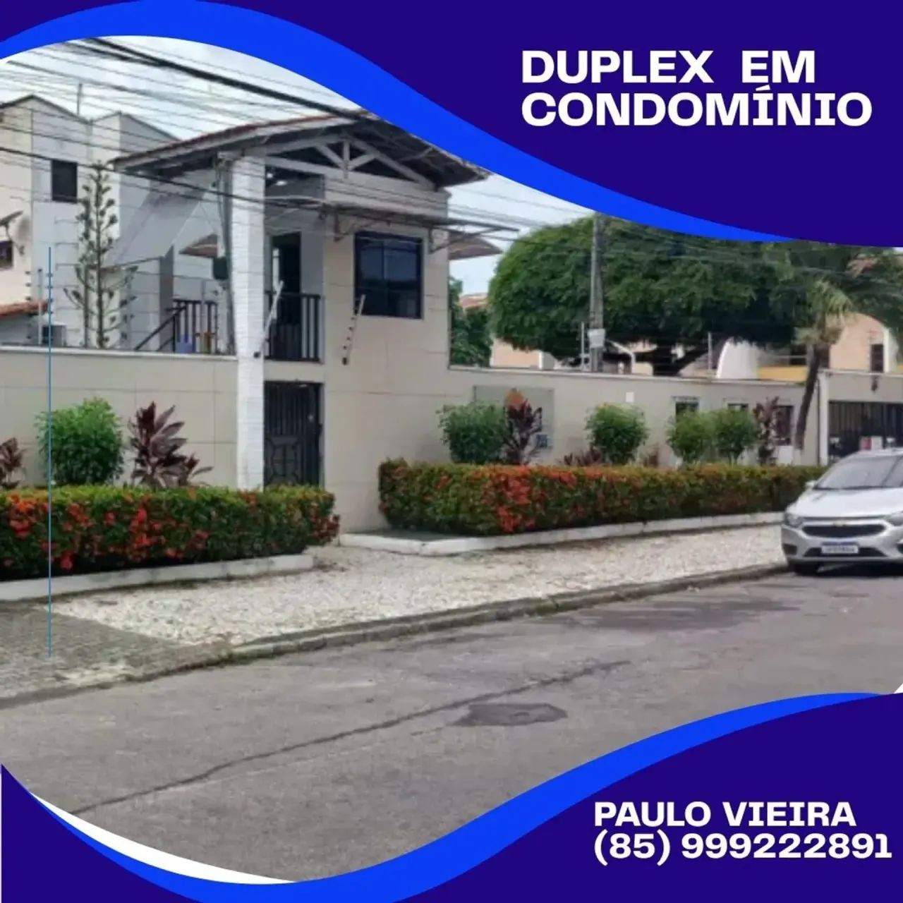 Vendo Duplex de Luxo Bairro Maraponga Com 3 Suítes, Projetados, Deck e Churrasqueira e 7 M