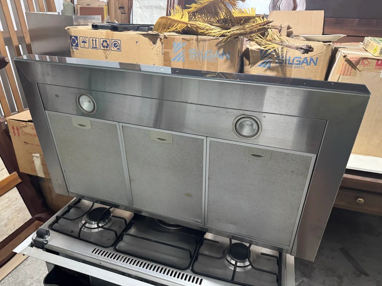 Coifa de parede elettromec inox 90cm - Foto 2