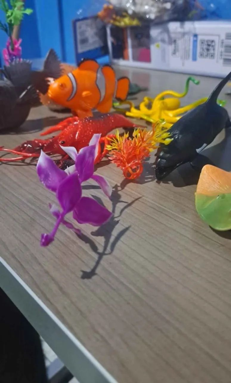 (Brinquedo/kit) Animais Marinhos!!! - Foto 3