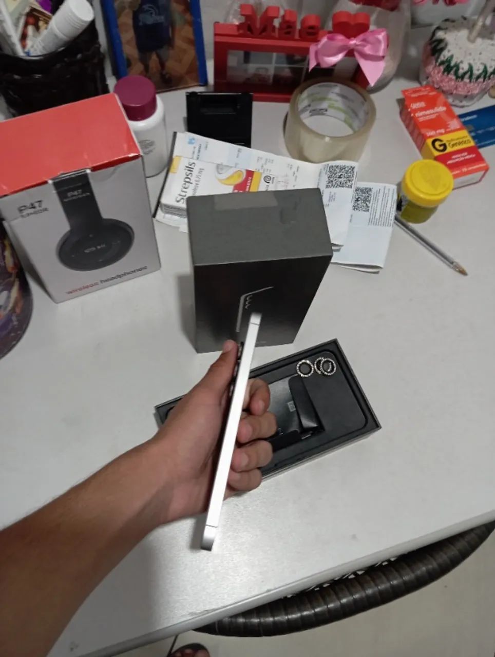 TROCO S25 FE DO IPHONE 13 PRO MAX PRA CIMA - Foto 4