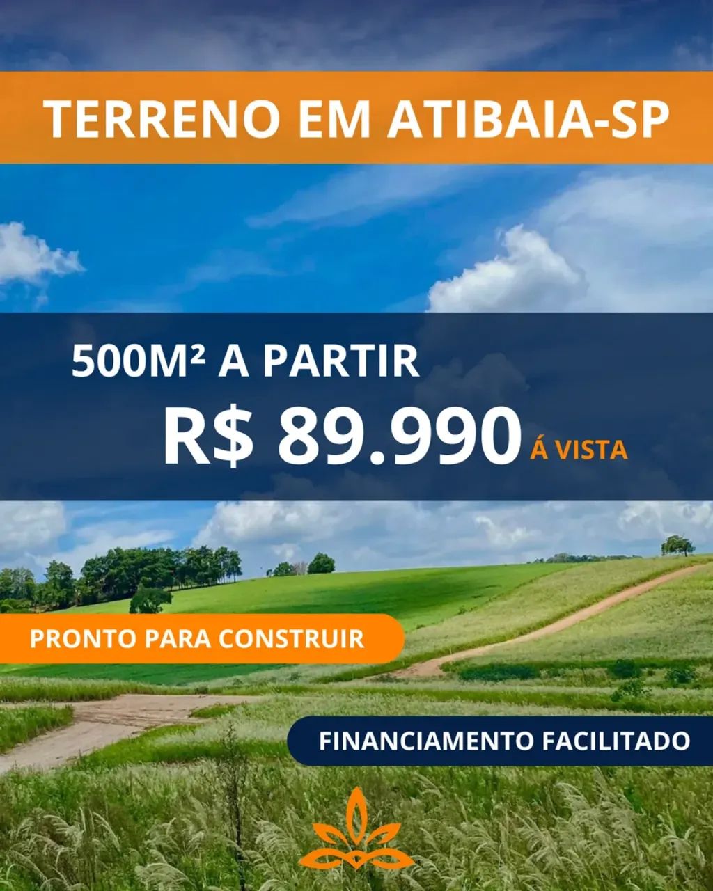 LOTES EM ATIBAIA COM PAGAMENTO FACILITADO