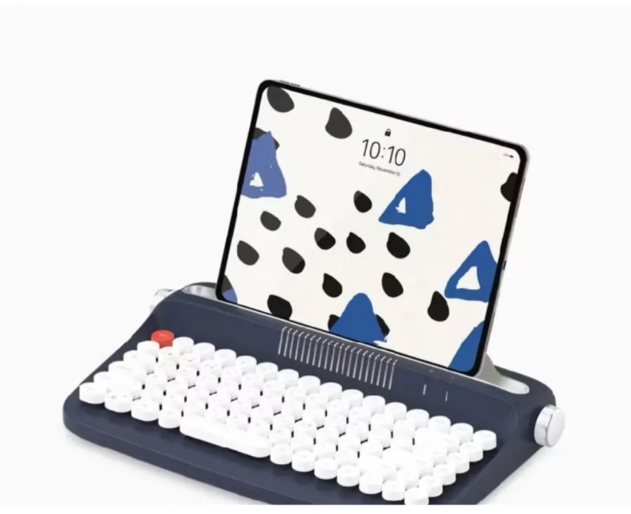 Teclado bluetooth Retrô para tablet e celulares - Foto 5
