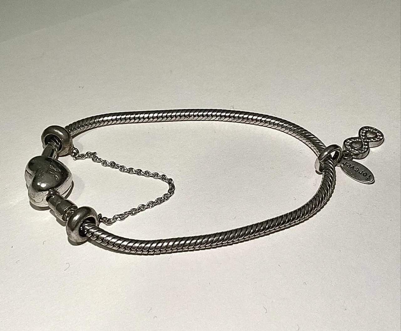 Pulseira Vivara com Pingente Prata 925 - Foto 4