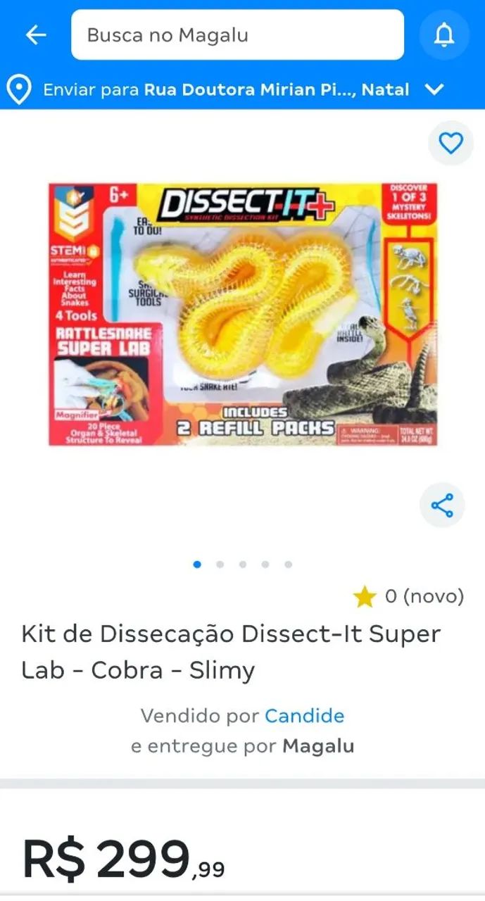 Brinquedo Dissect It - Cobra  - Foto 3