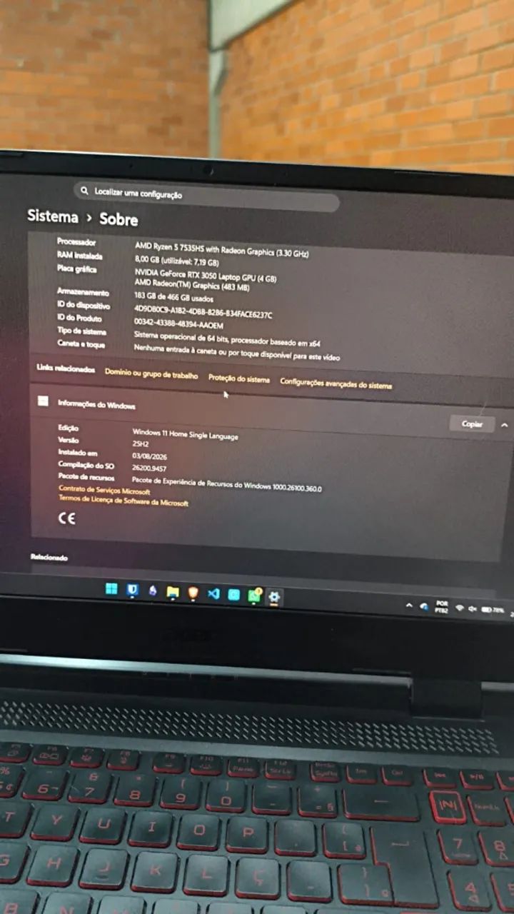 Notebook Acer Nitro 5 - Foto 4