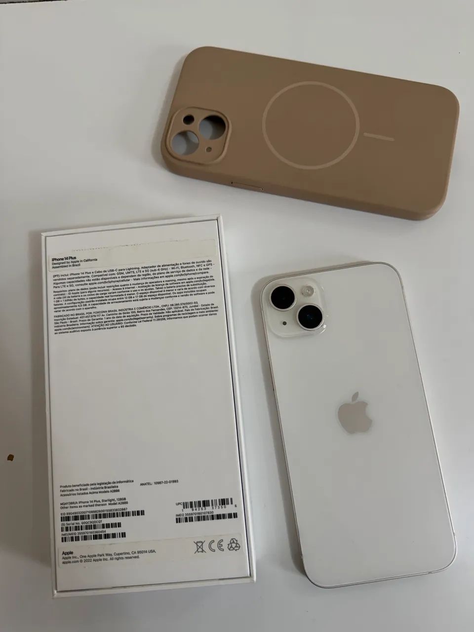 Iphone 14 Plus 128gh branco ZERADO !!!! - Foto 3