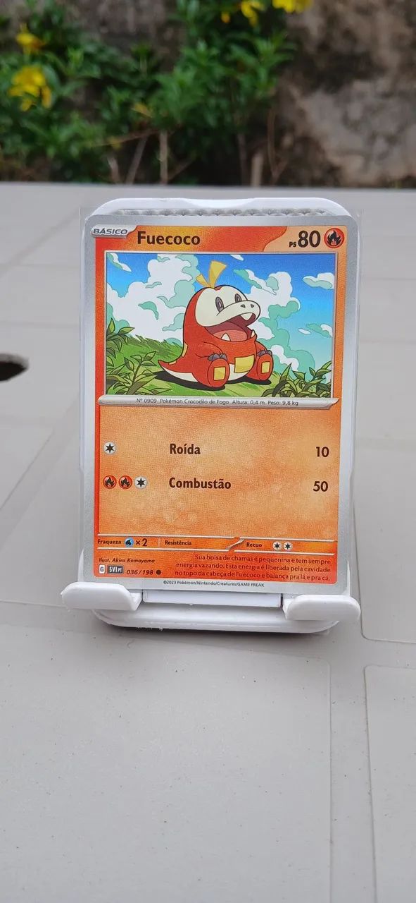 Carta Pokemon Fuecoco - Foto 4