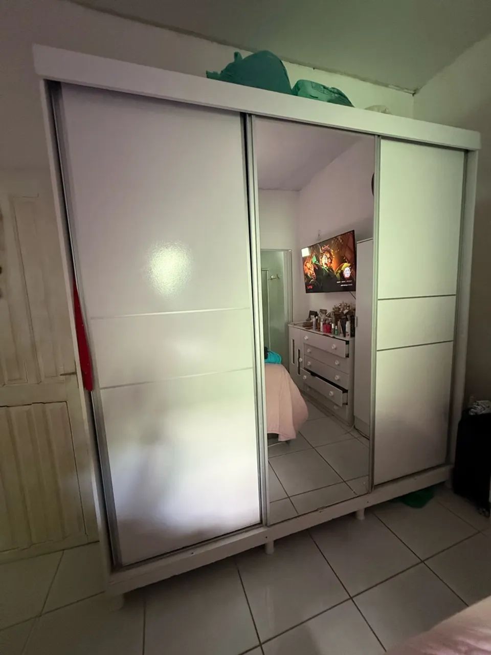 Guarda roupa casal 3 portas MDF - Foto 2