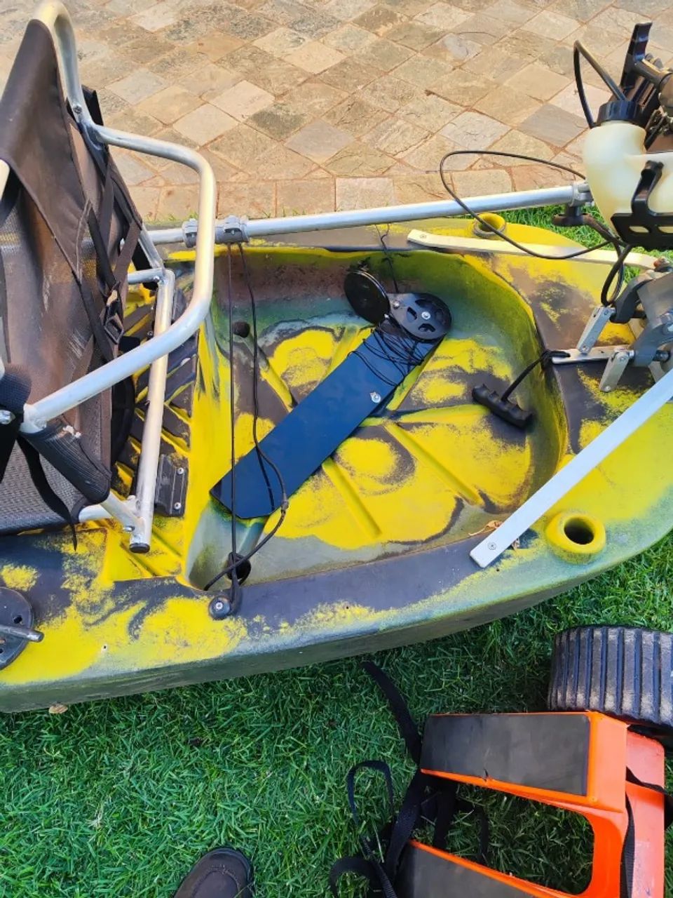 Caiaque Duplo Caiaker New Foca + Motor Jet 3HP - Usados - Foto 13