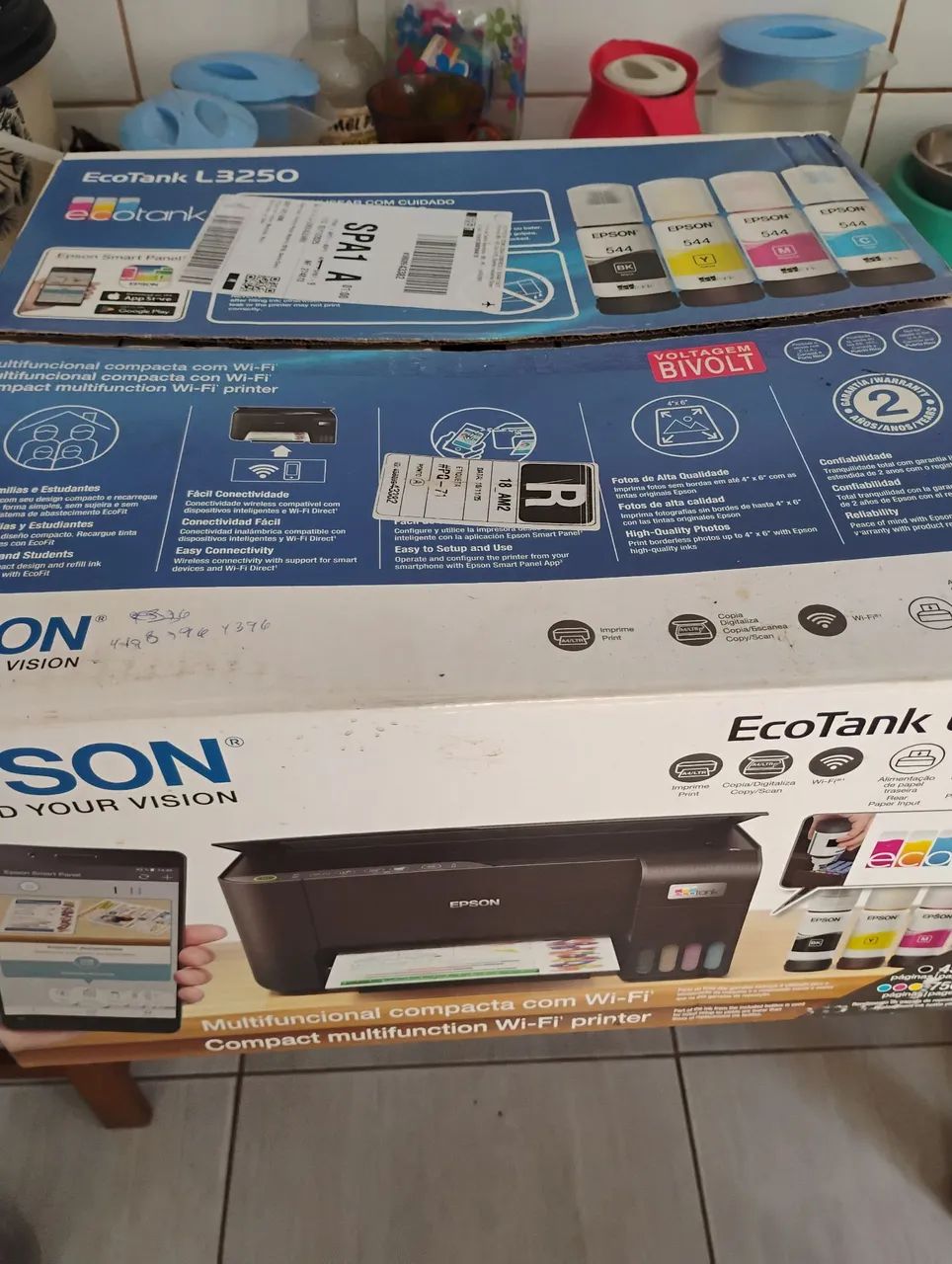 Impressora Epson L3250, 5 meses de garantia. 