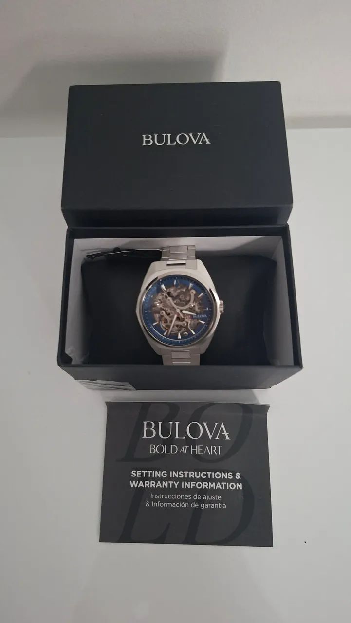 Relógio bulova surveyor azul