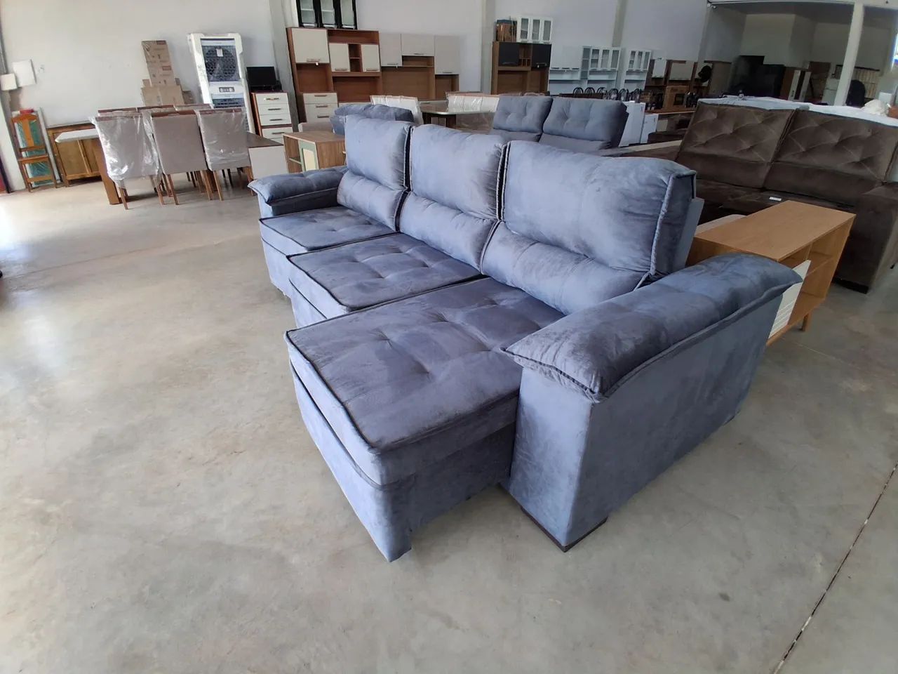 SOFÁ RETRÁTIL E RECLINAVEL NOVO - Foto 2