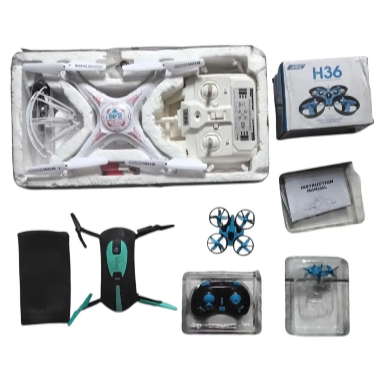 Lote de Drones e Helicópteros RC  Syma/H36/MJ Series  Peças, Controles e Acessórios - Foto 4
