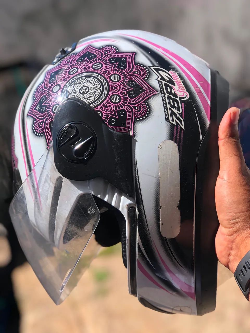 Capacete rosa  - Foto 5