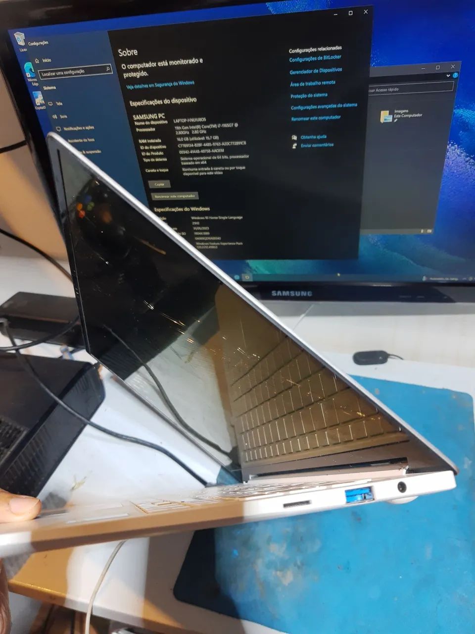 Notebook Samsung i7 11 geração top - Foto 3