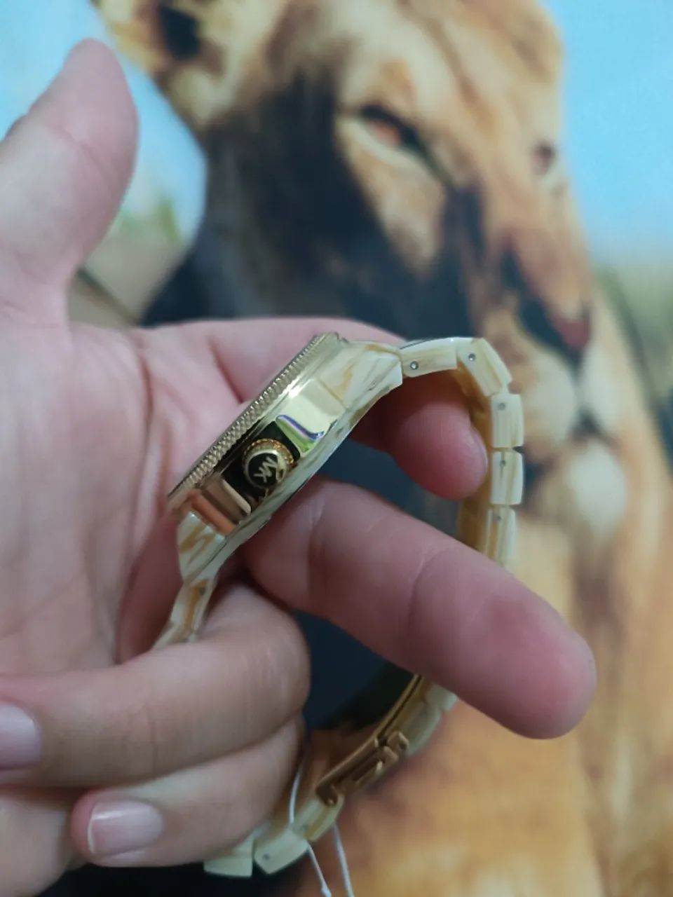 Relógio MICHAEL KORS MADRE PEROLA FUNCIONAL - Foto 3